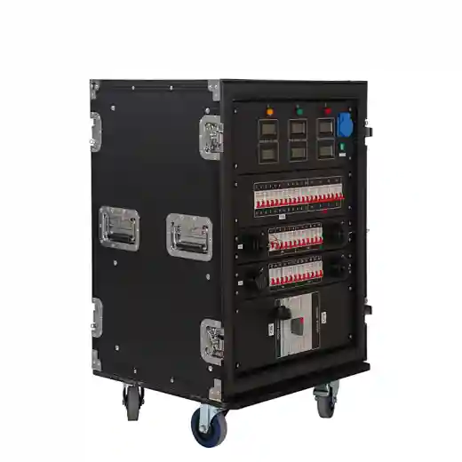 12-Channel 110V + 4-Channel 220V L14-30 Power Distribution Unit – 63A Input with 12x 110V Output and American Plug